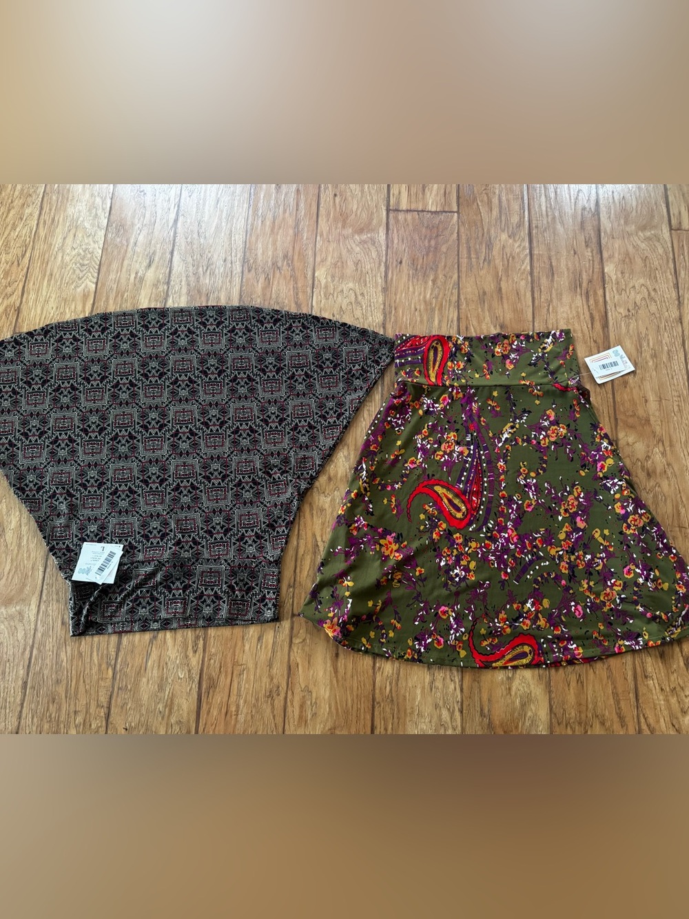 2 NWT LuLaRoe A-Line Skirts